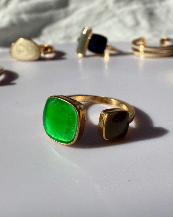Set de 6 Anillos Esplendor - Dorado - Imagen 6