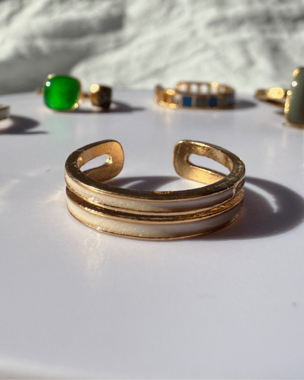 Set de 6 Anillos Esplendor - Dorado - Imagen 3
