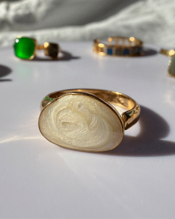 Set de 6 Anillos Esplendor - Dorado - Imagen 8