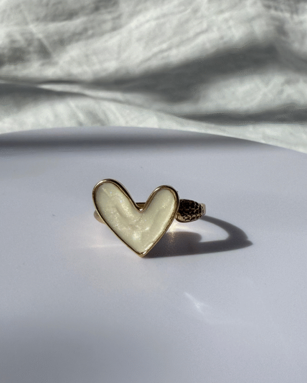 Anillo Corazón de Nácar - Imagen 5