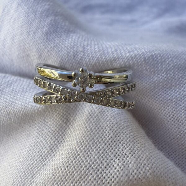 Anillo Órbita - Plata 925