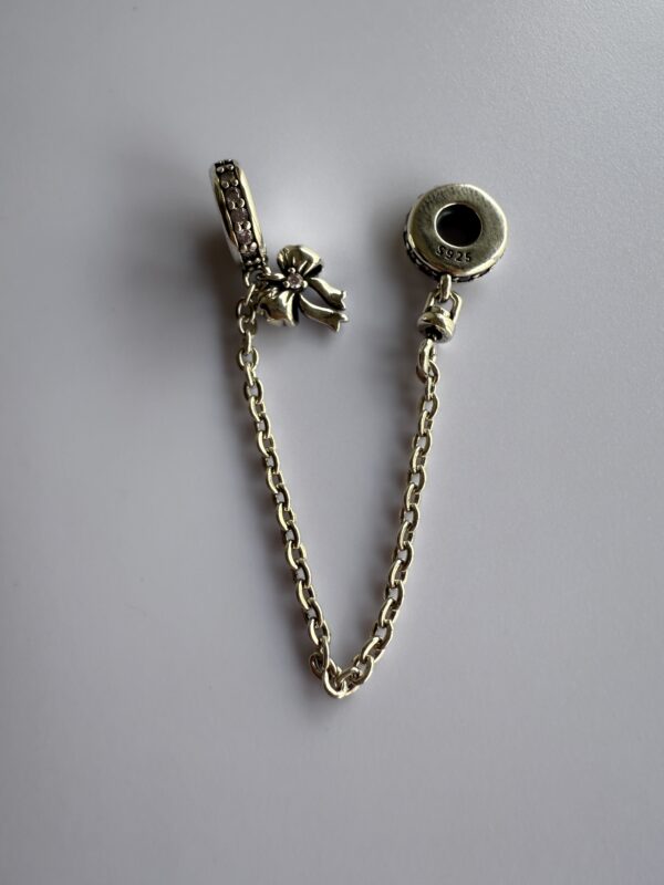 Cadena de seguridad Lazo- Plata 925 - Imagen 4