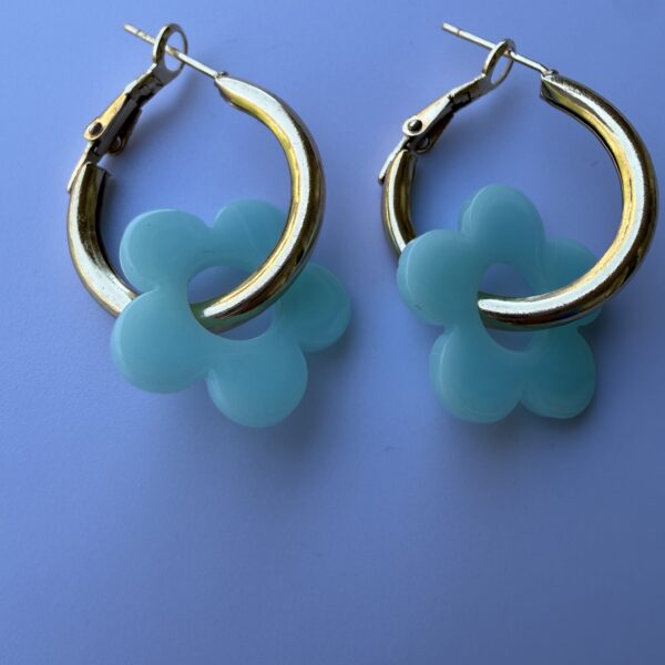 Caravana Flor Resin Sky - Dorado