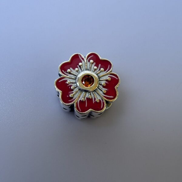 Charm Blossom Pink - Enchapado plata