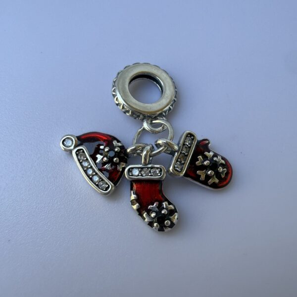 Charm Holly Navideño - Plata 925