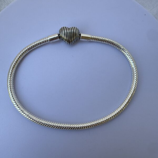 Pulsera para Charms 20 cm - Enchapado plata